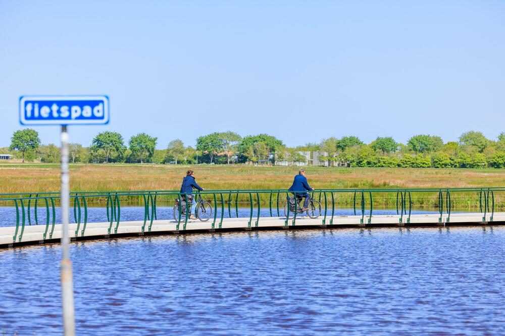Fahrradbrücke auf Texel