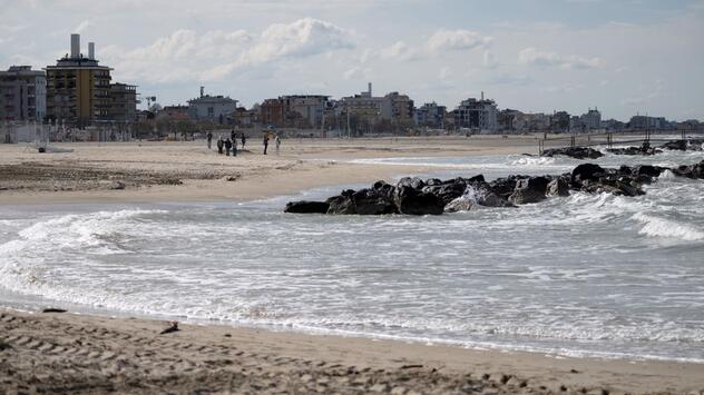 Strand an der italienischen Adria