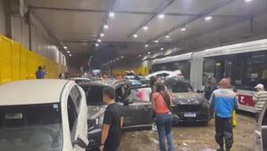 Tunnel-Panik in Sao Paulo nach Unwetter im Stadtzentrum
