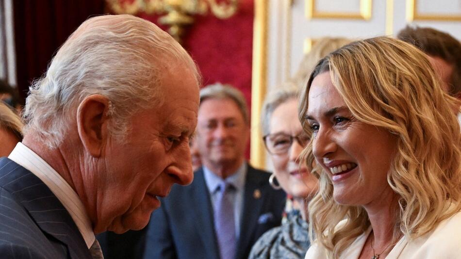 Kate Winslet und König Charles machen gemeinsame Sache.