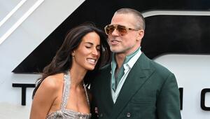 Brad Pitt und Ines de Ramon im Juni in London.