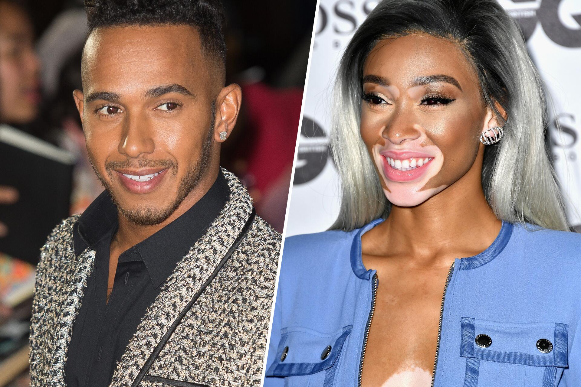 Lewis Hamilton und Winnie Harlow - daten sich der Formel-1 ...