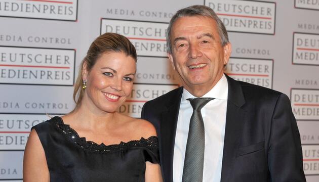 Wolfgang Niersbach und Marion Popp bei einer Veranstaltung im Jahr 2015.