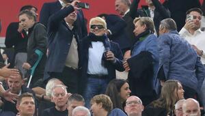 Heino zeigte sich beim Nations-League-Spiel gegen Serbien sichtlich begeistert auf der Tribüne.