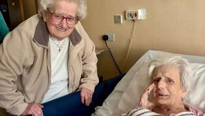 Brenda Medway (93) besuchte ihre 101 Jahre alte ältere Schwester Kay Clement