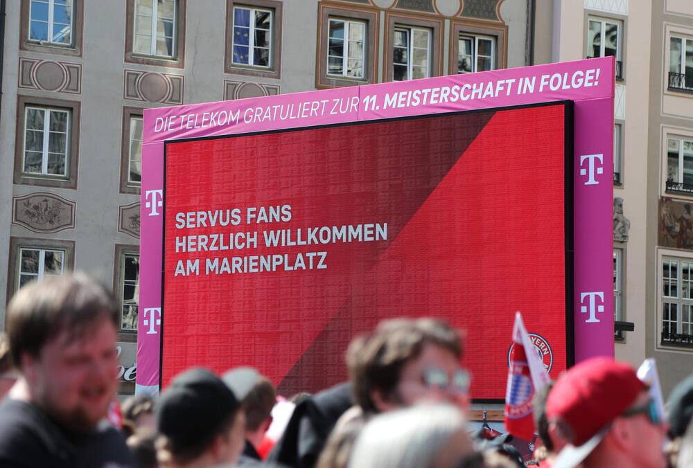 2023 kamen 20.000 Fans zur Meisterfeier am Marienplatz.