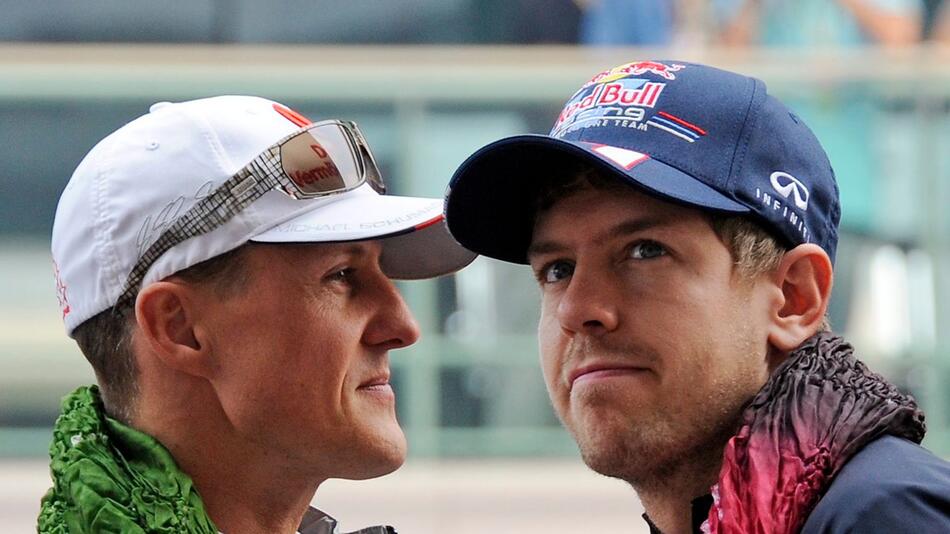 Schumacher und Vettel