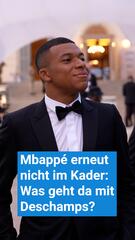 Mbappé erneut nicht im Kader: Was geht da mit Deschamps?