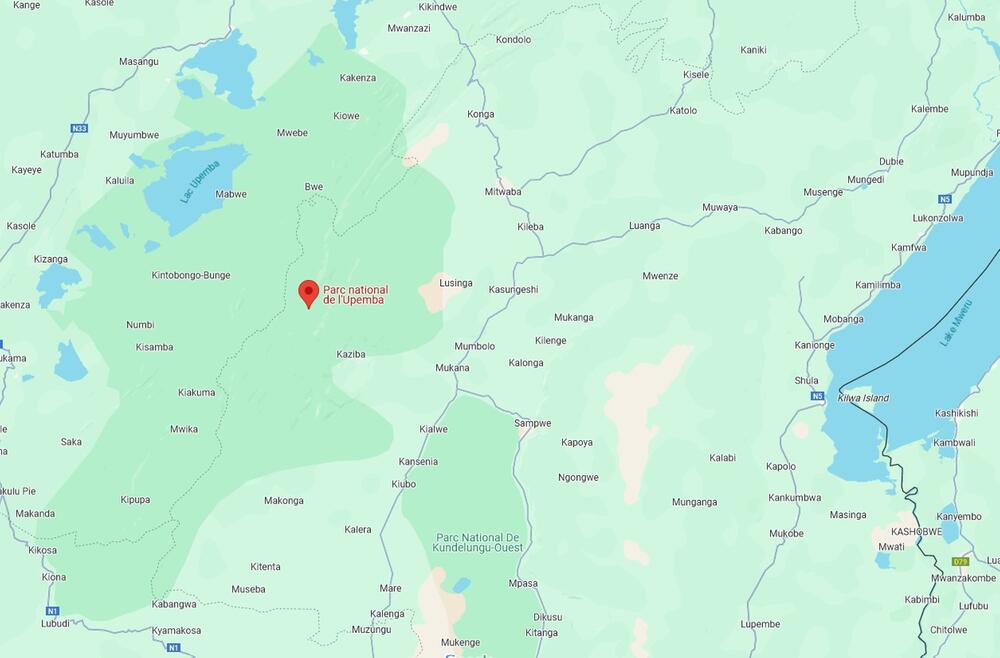 Google Maps Upemba Nationalpark