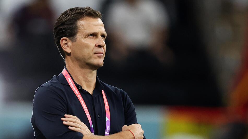 Oliver Bierhoff als DFB-Sportdirektor während der WM 2022 in Katar