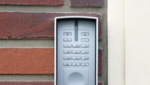 Das elektronische Zahlenschloss einer Alarmanlage
