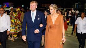 Mehrere Musikgruppen begrüßten König Willem-Alexander und Königin Máxima zum Staatsbankett in ...