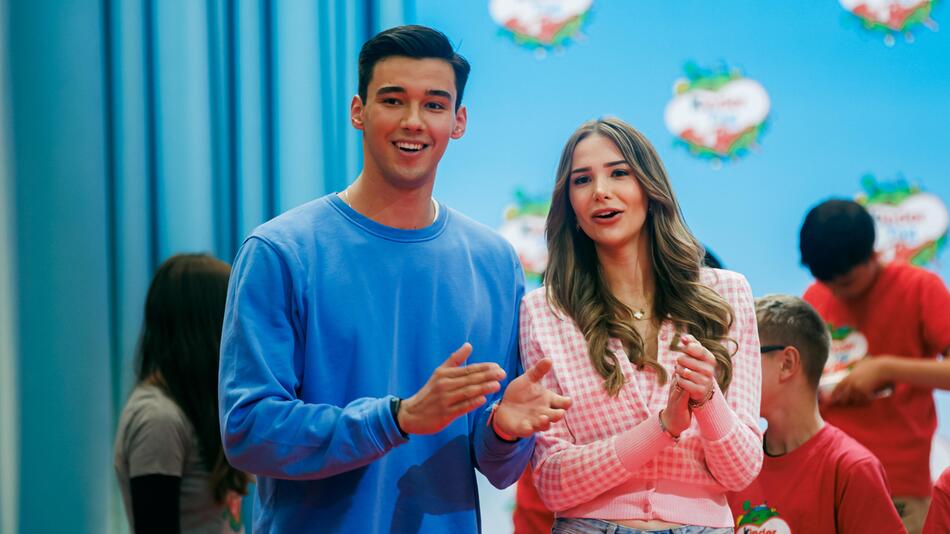 Diego Pooth und Louisa Büscher