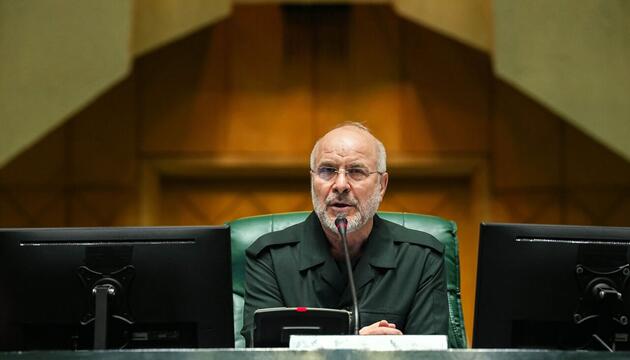 Parlamentspräsident Mohammad Bagher Ghalibaf