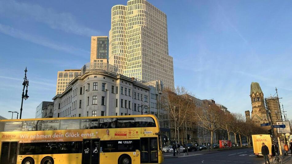 Der Büroturm Upper West in Berlin war der Deutschland-Sitz der Signa