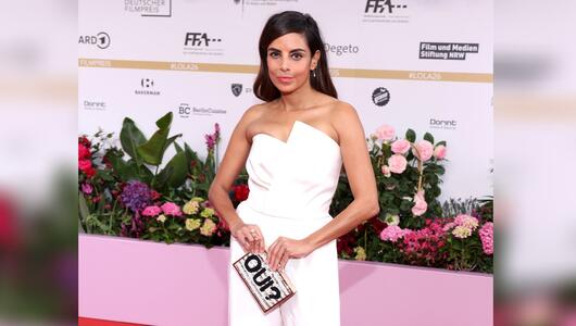 Collien Fernandes beim Deutschen Filmpreis in Berlin.