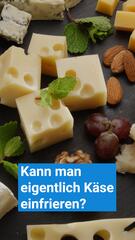 Käse einfrieren?