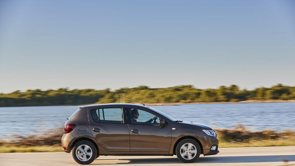 Fahransich des Dacia Sandero von 2017