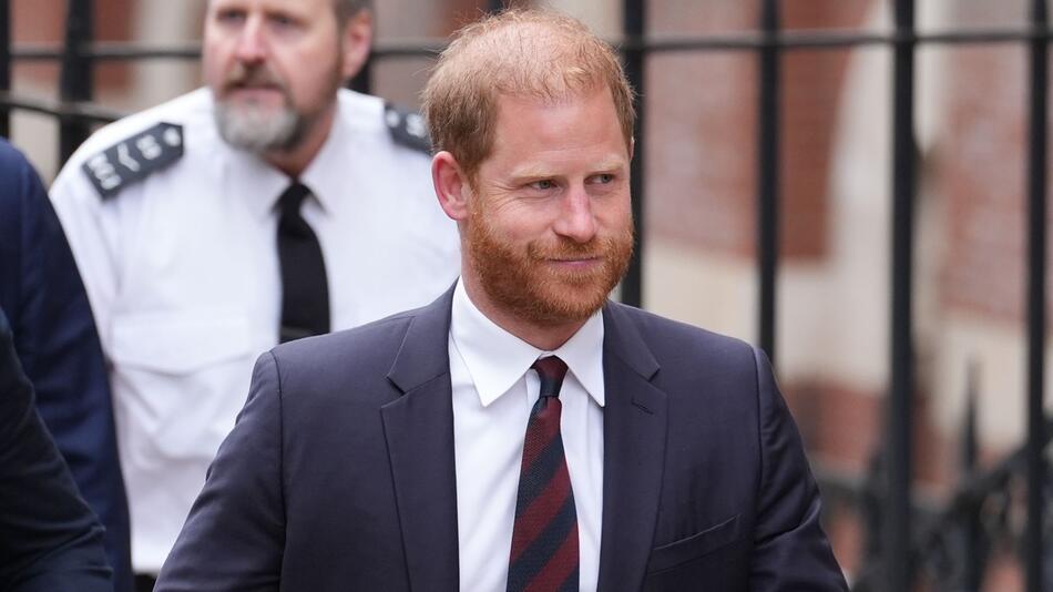 Prinz Harry bei Gericht in London