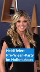 Heidi feiert eine Pre-Wiesn-Party im Hofbräuhaus
