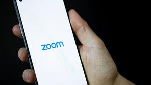 Zoom-Logo auf einem Smartphone