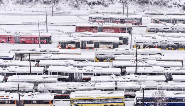 Winterwetter in Bosnien-Herzegowina