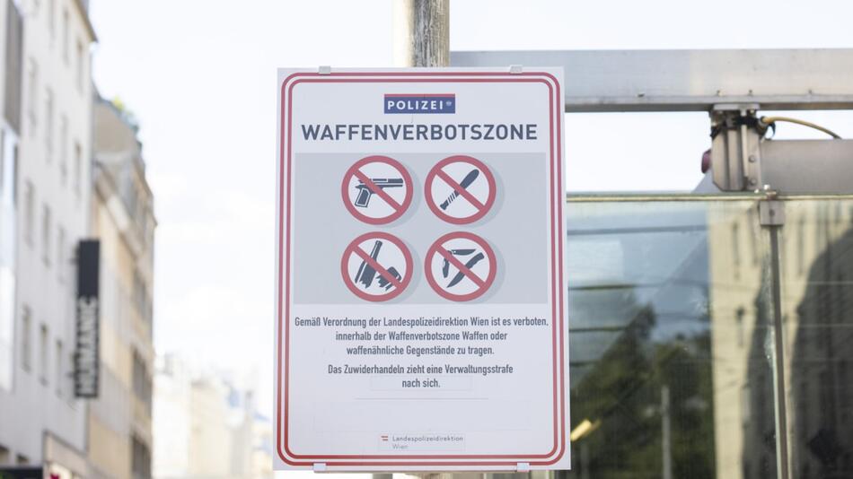 Der Geltungszeitraum für die Waffenverbotszone wurde erst kürzlich verlängert.