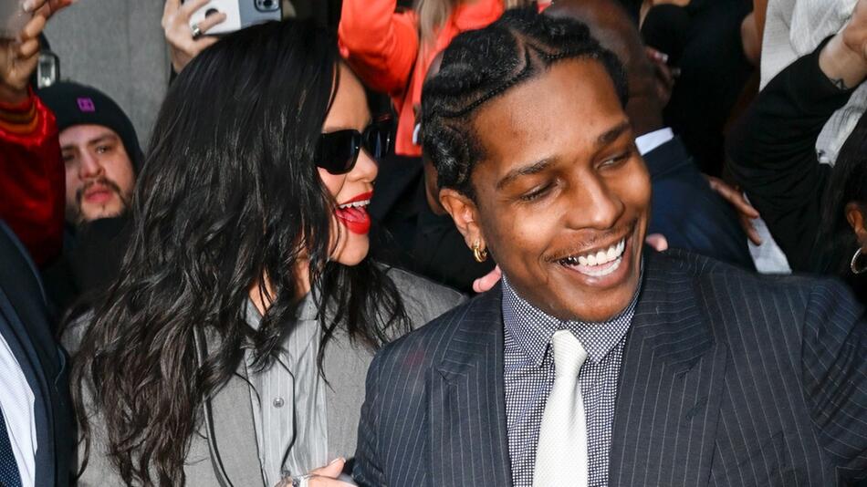 Riesenfreude in Los Angeles: Rihanna und A$AP Rocky feiern seinen Freispruch.