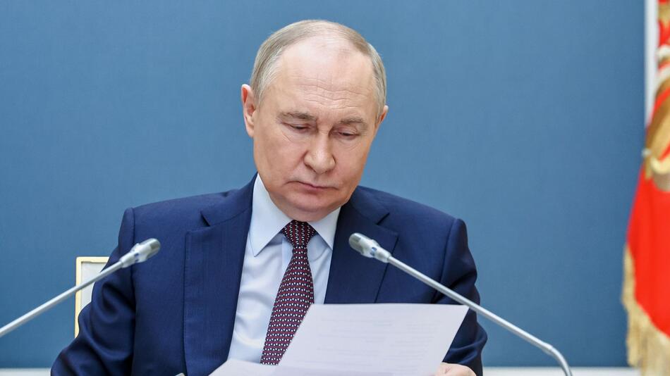 Präsident Putin beim Wirtschaftstreffen