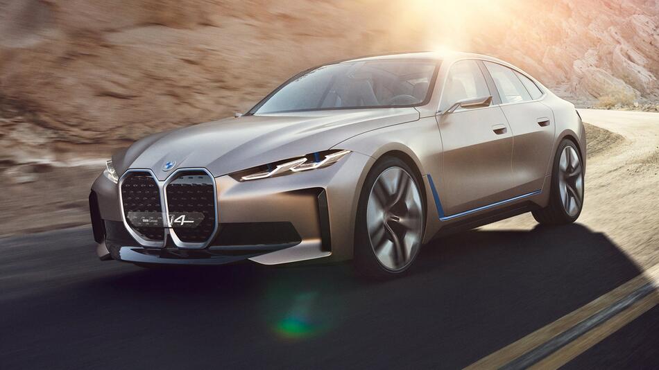 BMW präsentiert Elektroauto i4 mit 600 Kilometer Reichweite
