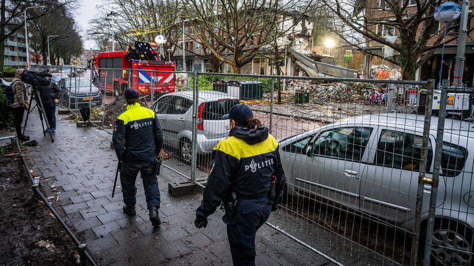 Explosion von Wohngebäude in Den Haag