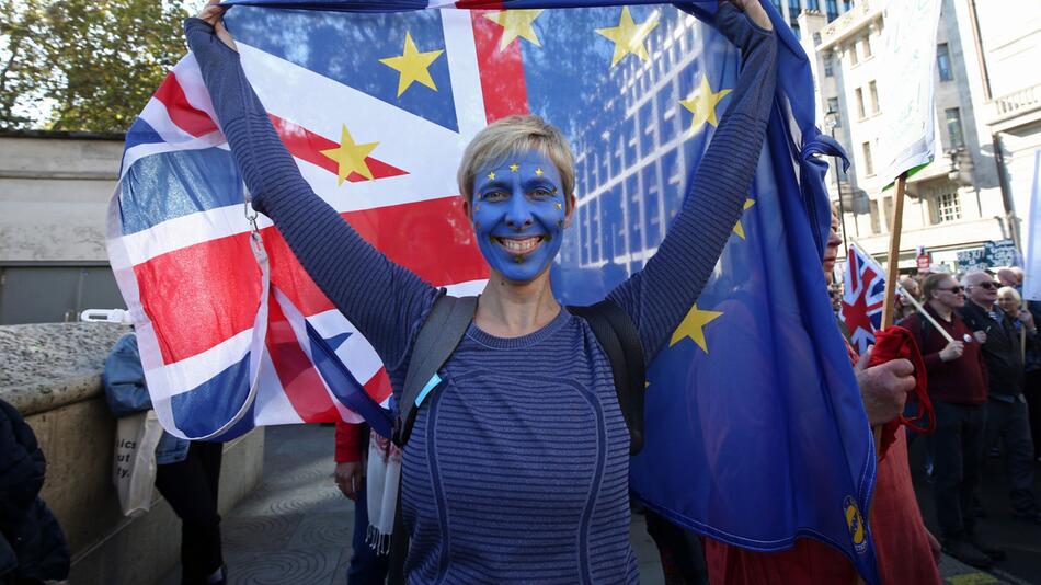 Demonstration für ein zweites Brexit-Referendum in London