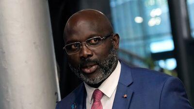 Präsident George Weah