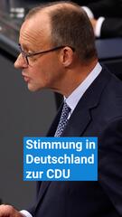 Stimmung in Deutschland zur CDU