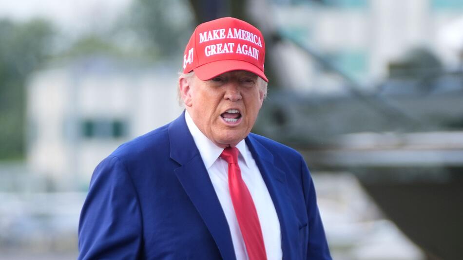 US-Präsident Trump unterwegs