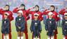 Beim Spiel gegen die Philippinen salutierten die iranischen Fußballerinnen bei der Hymne.