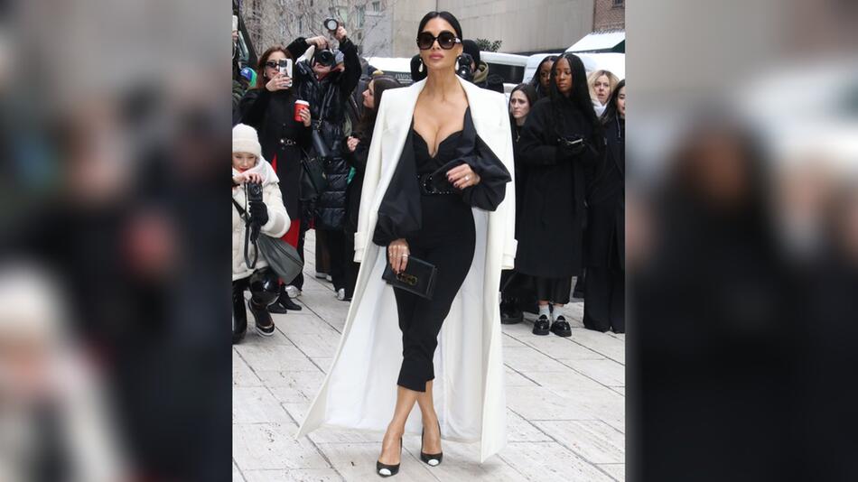 Nicole Scherzinger bei der Carolina Herrera Show im Rahmen der New York Fashion Week.