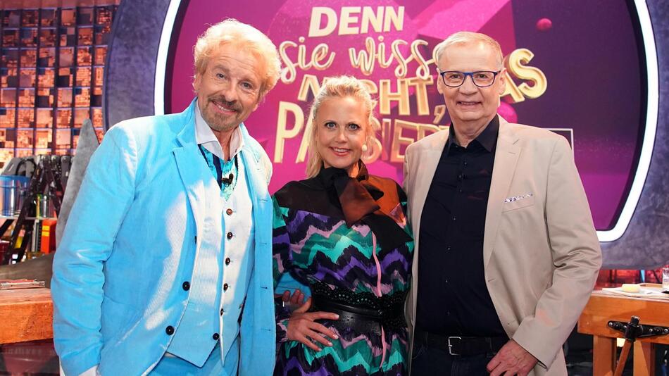 Thomas Gottschalk, Barbara Schöneberger, und Günther Jauch