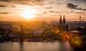 Sonnenuntergang in Köln