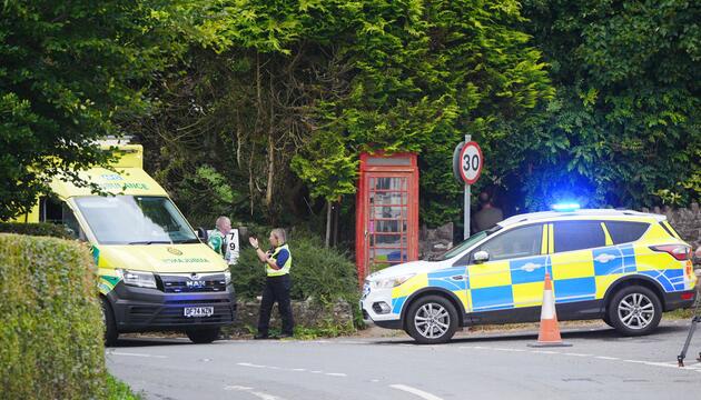 Unfall mit Schulbus in England