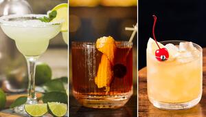 Drei Gastgeberländer, drei Cocktail-Klassiker: Margarita, Old Fashioned, Whiskey Sour.
