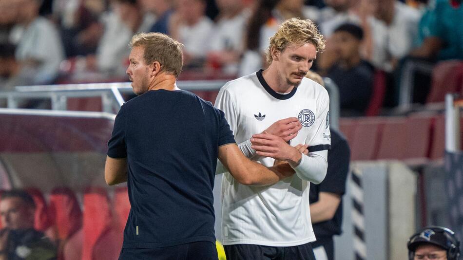 Julian Nagelsmann und Nick Woltemade