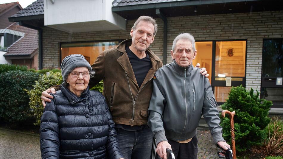 Schauspieler Ralf Moeller mit seinen Eltern