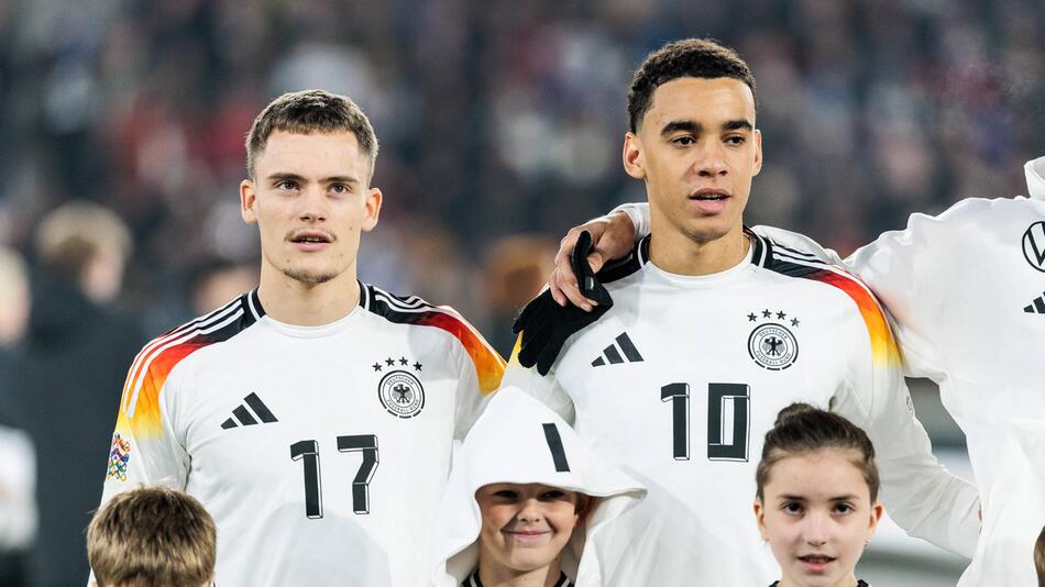 Jamal Musiala, Florian Wirtz, Fussball, Nationalmannschaft, Nations Leauge