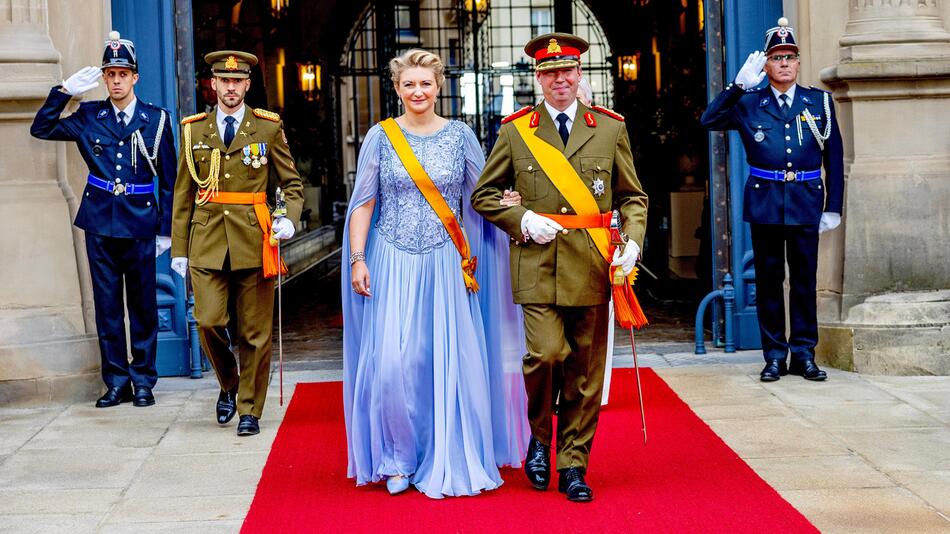 Großherzog Guillaume und Großherzogin Stephanie von Luxemburg