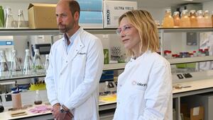 Prinz William und Cate Blanchett während ihres gemeinsamen Auftritts beim Earthshot-Prize ...