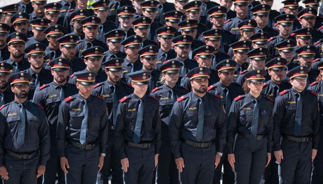 Personalhöchstand bei der Polizei
