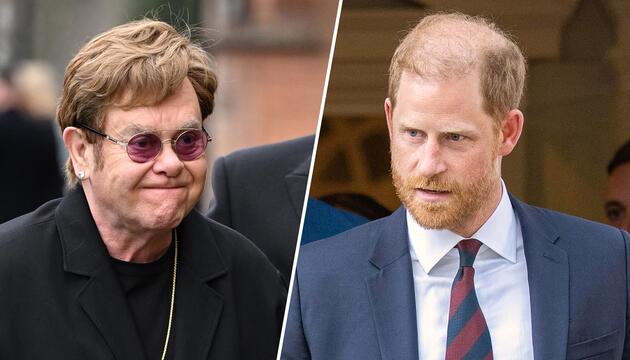 Sir Elton John und Prinz Harry