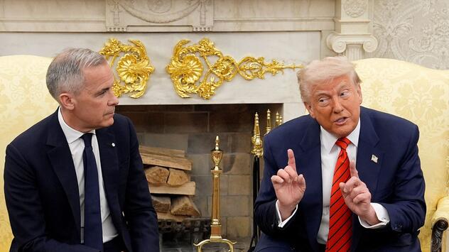 Kanadas Premierminister Mark Carney trifft US-Präsident Trump