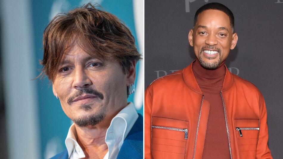 Johnny Depp und Will Smith sind gemeinsam in Italien.